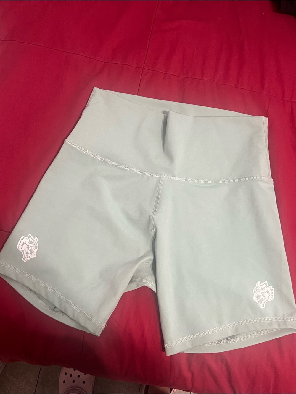 Darc Sport Light Mint High-Waist Athletic Shorts